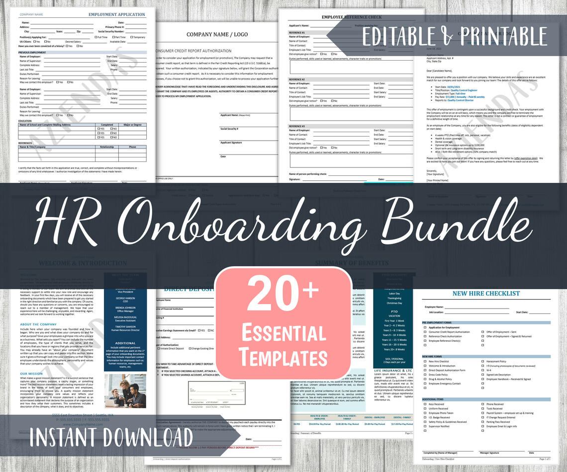 HR Onboarding Bundle